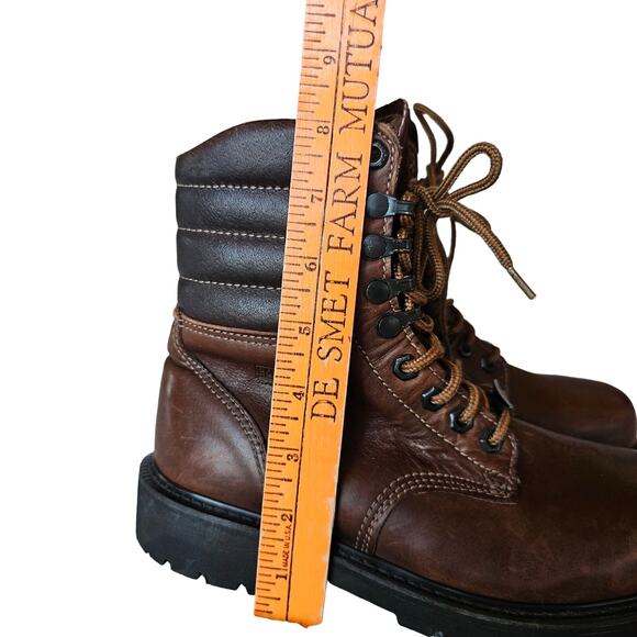 Harley Davidson Boots Mens 6.5M Brown Leather 88414 Motorcycle Biker Safety Work - Picture 12 of 16